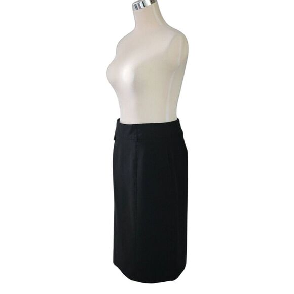 Dressbarn Black Pencil Skirt Size 6 - Picture 4 of 9